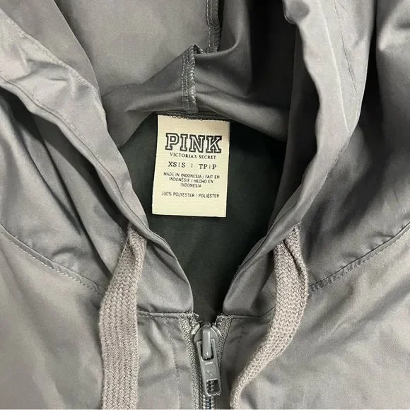 Black and Grey Lightweight Rain Jacket - Picture 6 of 6